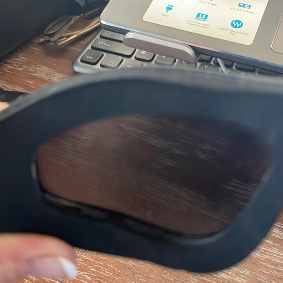 Black wrap around safety googles tinted with adjustable strap - Picture 4 of 10